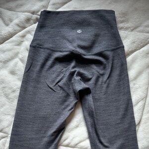 - Lululemon Align leggings, Grey Heather, size 2